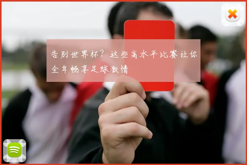 告别世界杯？这些高水平比赛让你全年畅享足球激情