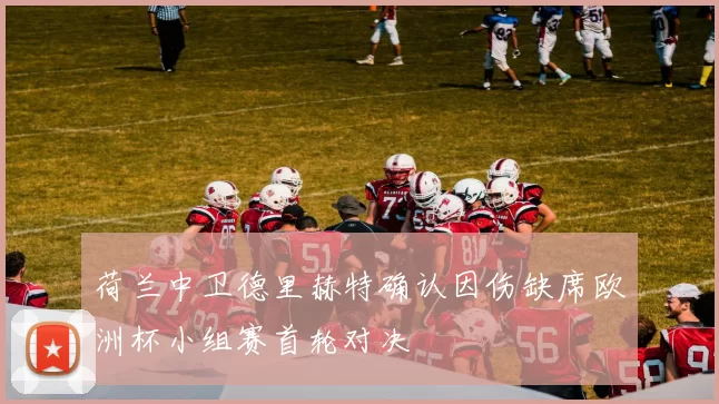 荷兰中卫德里赫特确认因伤缺席欧洲杯小组赛首轮对决